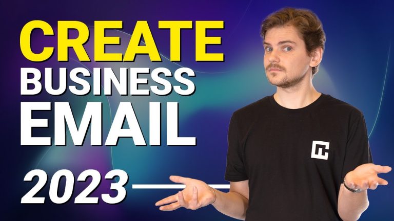 How to Create a Professional Business Email Address