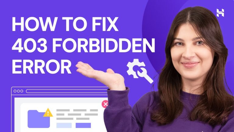 Fix 403 Forbidden Error: Quick & Easy Solutions